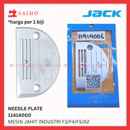 MESIN JACK JACK JACK 11414000 NEEDLE PLATE HIGHSPEED INDUSTRIAL SEWING MACHINE GEAR PLATE/ 1 NEEDLE 