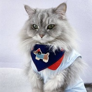 Pet Triangular Scarf Cute Cloth Sticker Cat Scarf Saliva Towel Small Dog Bichon Dog Clothing Accesso