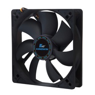 Kingwin 120mm Silent Fan for Computer Cases, Mining Rig, CPU Coolers, Computer Cooling Fan, Long Lif