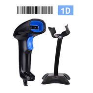 เครื่องสแกนบาร์โค้ด เครื่องอ่านบาร์โค้ด1D QR Code Barcode Scannerเครื่องอ่านบาร์โค้ด1D ตัวอ่านบาร์โค