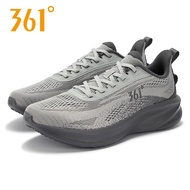 รองเท้าวิ่งผู้ชาย 361 Degree รองเท้าวิ่งผ้าตาข่ายระบายอากาศเบา ส้นนุ่ม รองเท้าวิ่งกลางแจ้งฤดูใบไม้ร่