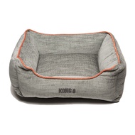 KONG Lounger Bed (Light Grey / Orange Piping) (Extra Large)