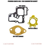 PERODUA KANCIL 660 / 850 CARBURETOR GASKET (TOP / BOTTOM / CENTER)