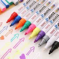Toyo Paint Pen for Drawing Pebbles, Redrawing Shoe Soles, Drawing Tires, Drawing Glass, Drawing on M