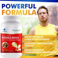 Trorexl Halal Certified Lung Support Softgels 60pcs With Kirilow Rhodiola Pueraria Chinese Magnoliav