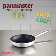 Panmaster Omurice Fry Pan Omelette Pan Non-Stick Aluminum Induction 20cm