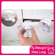 (4 LOCK + 1 KEYS) MBHL 5pcs Baby Safety Magnetic Lock Cabinet With Key Child Safety Locks Baby Proof