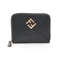 [Used] Fendi FENDI Round Wallet FF Diamond 8M0508ALV4F0KUR Leather Round Wallet Women's New