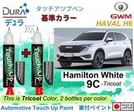GWM Haval H6🚔Original Touch Up Paint🖌️~DURA Touch-Up Paint made in Japan 🎌~2 in 1 Touch Up Pen + Bru