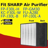 FU-Y28 Replacement Air Filter for Sharp FZF30HFE, FP-F30HFE, FP-F30, FP-GM30, KC-F30, FP-J30-A/B, FP-30L-H, FPJ30LA.