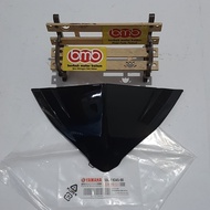 HITAM Yamaha MX King visor windshield Protective Glass cover Front Shell Black Without Holes
