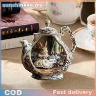 shine Easter Home Decor Items Rabbit In Teacup Warm Home 2d Acrylic Pendant Backpack Pendant Car shi