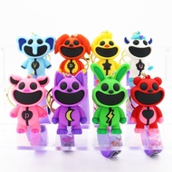 Game Smiling Critters Keychain Cartoon Hopscotch Catnap Bearhug Key Chain for Men Women Backpack Pen