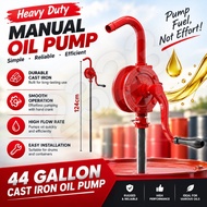 44 Gallon Hand Rotary Oil Pump Drum Barrel Manual Fuel Diesel Kerosene Transfer Pump