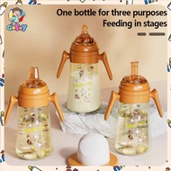 YAHABAY Rocket Cartoon Bottle Feeding Bottle Pigeon Wide Neck BPA Free PP Baby Bottle Anti-Colic 300