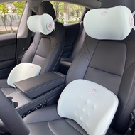 ST-🌊Automotive Headrest Lumbar Support Pillow Neck Pillow Memory Foam Car Seat Lumbar Support Pillow Pillow Automotive H