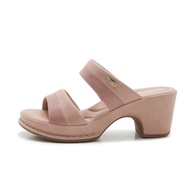 Chunky heel women clog shoes