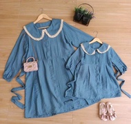 [AliShop]- Tunik couple 2in1 // Tunik ibu dan anak // Baju couple ibu dan anak perempuan // Syifa co