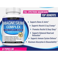 in 1 Magnesium Complex Tablets | High Potency 1000mg | Glycine Magnesium Citrate Magnesium | Absorpt