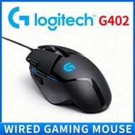 Logitech | Logitech G402 Budget Wired Gaming Mouse 4000 DPI 8 Programmable Buttons Fusion Engine Aff