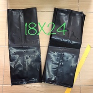🔥BIG SALES🔥 [8Pcs] [18X24] [Tebal] UV Protection Poly Bag/Nursery Plantation Plastic/Polibag Fertiga