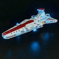 YEABRICKS LED Light for Lego-75367 Star Wars Venator-Class Republic Attack Cruiser Building Blocks M