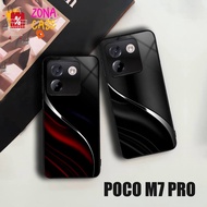E1115 Softcase Glass Glitter poco M7 Pro Case hp poco M7 Pro Casing poco M7 Pro Silicone poco M7 Pro