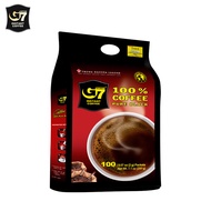 中原G7美式速溶0蔗糖0脂健身黑咖啡200g（2g*100包）越南进口
