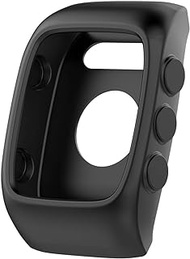 BZN Smart Watch Case Smart Watch Silicone Protective Case for POLAR M430(Black) (Color : Black)