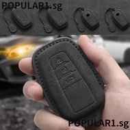 POPULAR Remote Key , Leather Key Protector Car Key ,  Keychain 2/3 Button Holder Shell Cover for Toyota/Camry/Corolla/CHR/C-HR/RAV4/Land/Cruiser Car Accessories