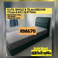 NEW KATIL SINGLE DIAMOND & TILAM 8 INCI