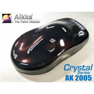 AIKKA Paints AK2005 Crystal Effect Colour / RED CRYSTAL BLACK / Warna Cat Kereta / Car & Motor Body 