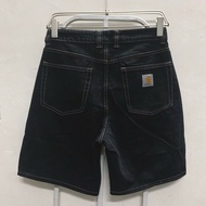 Carhartt WIP BRANDON กางเกงยีนส์ขาสั้นทรงหลวมล้างคาร์ดาร์ทสั้น