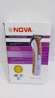ALAT CUKUR RAMBUT JENGGOT KUMIS NOVA NHC 6138 CHARGER PORTABLE NHC6138