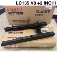 YAMAHA LC135 V8 SWING ARM + 2INCHI TAMBAH PANJANG 2 INCHI ARM LC135 135LC LC V8 SWING ARM
