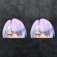 BERUIXER | Cyberpunk Reflective Sticker Lucy