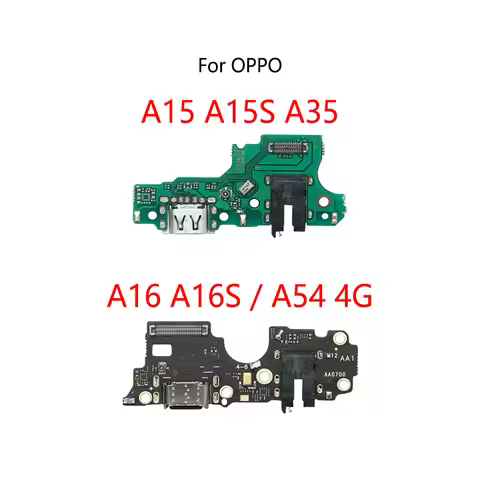 USB Charge Dock Port Socket Plug Connector Flex Cable For OPPO A15 A15S A35 A16 A16S A54 Charging Bo