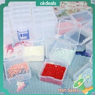 OKDEALS Empty Plastic Storage Case Diamond Painting Accessories Nail Art Diamond Painting Storage Box Beads Container Earring Boxes Jewelry Storage Box