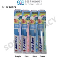 JORDAN Kids Buddy Toothbrush (1-4 YEARS ) 1'S | Super Soft Bristle