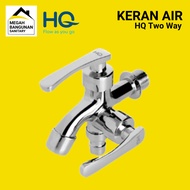 Double Faucet Chrome HQ Two Way Wall Mounted Water Faucet TWC.001