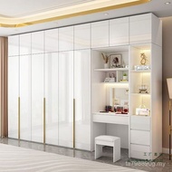Wardrobe Storage Household Combination Wardrobe Combination Wardrobe Light Luxury Cloakroom Bright S