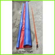 ✜  △  ⏧ Sackolin Trapal Lona Blue Orange 12 Ft. per meter