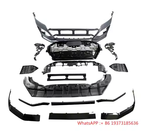 Hot Sale Car Body Kit Q8 Upgrade to RSQ8 Style Front Bumper with Grille for Audi Q8 SQ8 2018 2019 20