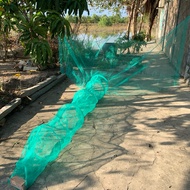 4mm hole mesh, 3m5 wide, 1m3 high, 3m long, blocking rivers to catch small shrimp and fish