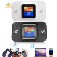 4G Lte WIFI Router Mobile WiFi Router 150Mbps Sim Card Slot 3650mAh for Car [anisunshine.sg]