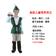 ชุดการแสดง Peter Pan Robin Hood สำหรับเด็กชาย ชุดวันเด็ก เสื้อผ้าเด็กชาย ชุดวันเด็ก ชุดการแสดง ชุดนั