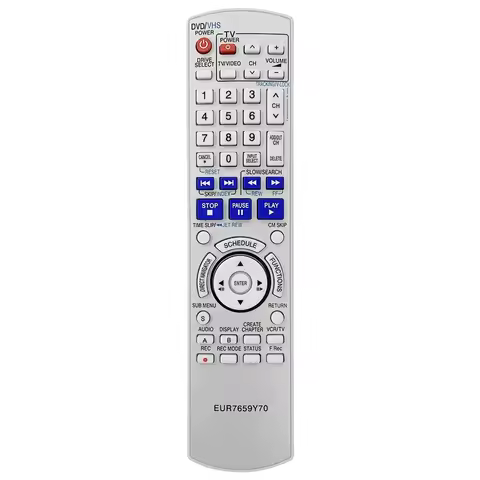 New EUR7659Y70 For Panasonic TV DVD Combo Remote Control DMR-ES25 DMR-ES25S DMR-ES35 DMR-ES10 DMR-ES