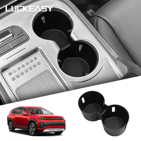 for Hyundai IONIQ 9 2026 Car Central Console Water Cup Holder Anti-slip Storage Box Drinks Case Inte