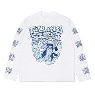 Long Sleeve Fillingstreet - Fellow White Men's Long Sleeve T-Shirt White and Black DistroWanita