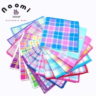 12 pcs Handkerchief Cotton Panyo For GIRL AND BOY Handkerchief Man Handkerchief Woman